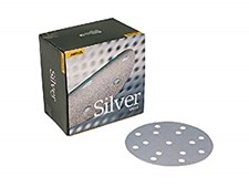 Q.SILVER 6" Grip 15H P220, 50 Discs/Box